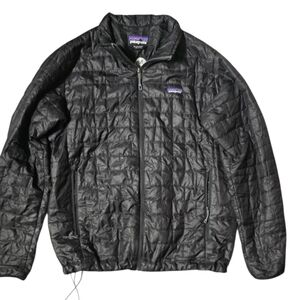 Patagonia Nano Puff Jacket Men’s XL Black Insulated Lightweight Quilted Puffer F